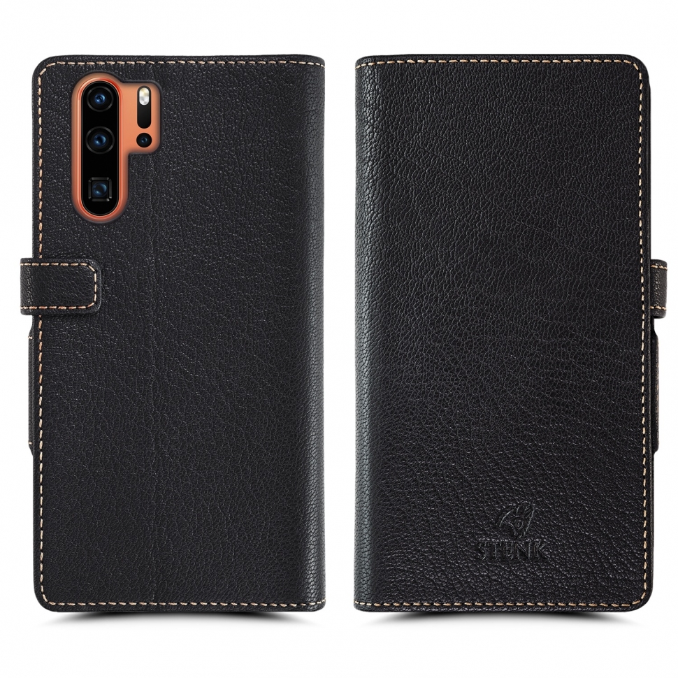

Чехол книжка Stenk Wallet для Huawei P30 Pro Чёрный