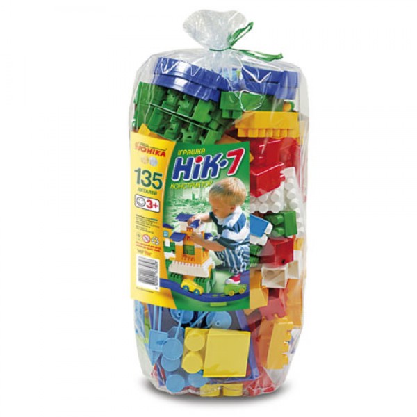 

Конструктор дитячий Юника НІК-7 135 деталей