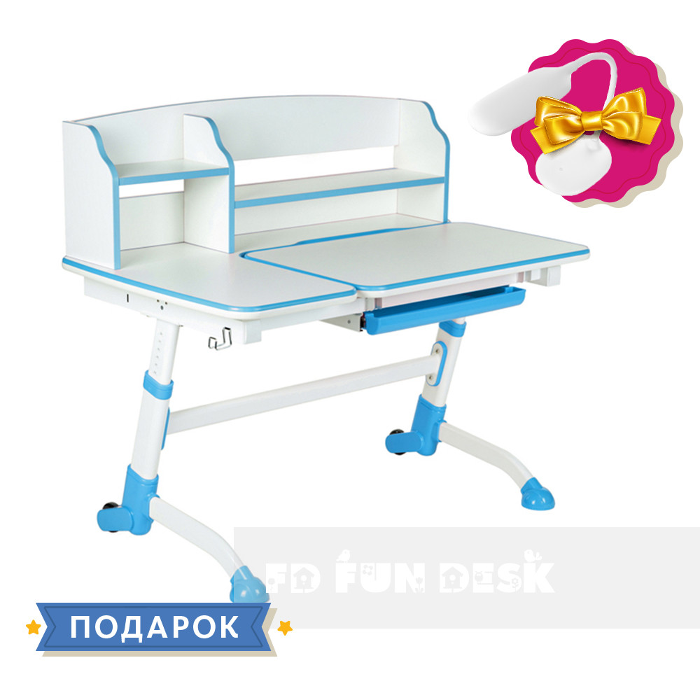 

Парта регулируемая по высоте и наклону FunDesk Amare II Blue