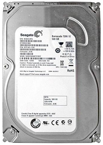 

Жесткий диск Seagate Desktop HDD 500ГБ 7200об/м 16МБ 3.5" SATA III (ST3500413AS)