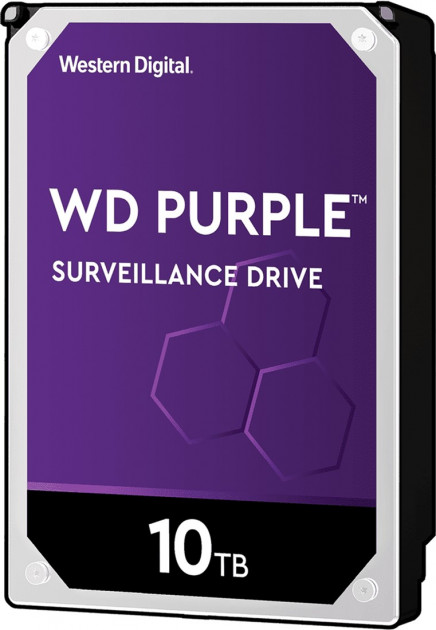 

Жесткий диск 3.5" 10Tb WD Purple 7200rpm 256MB (WD102PURZ)