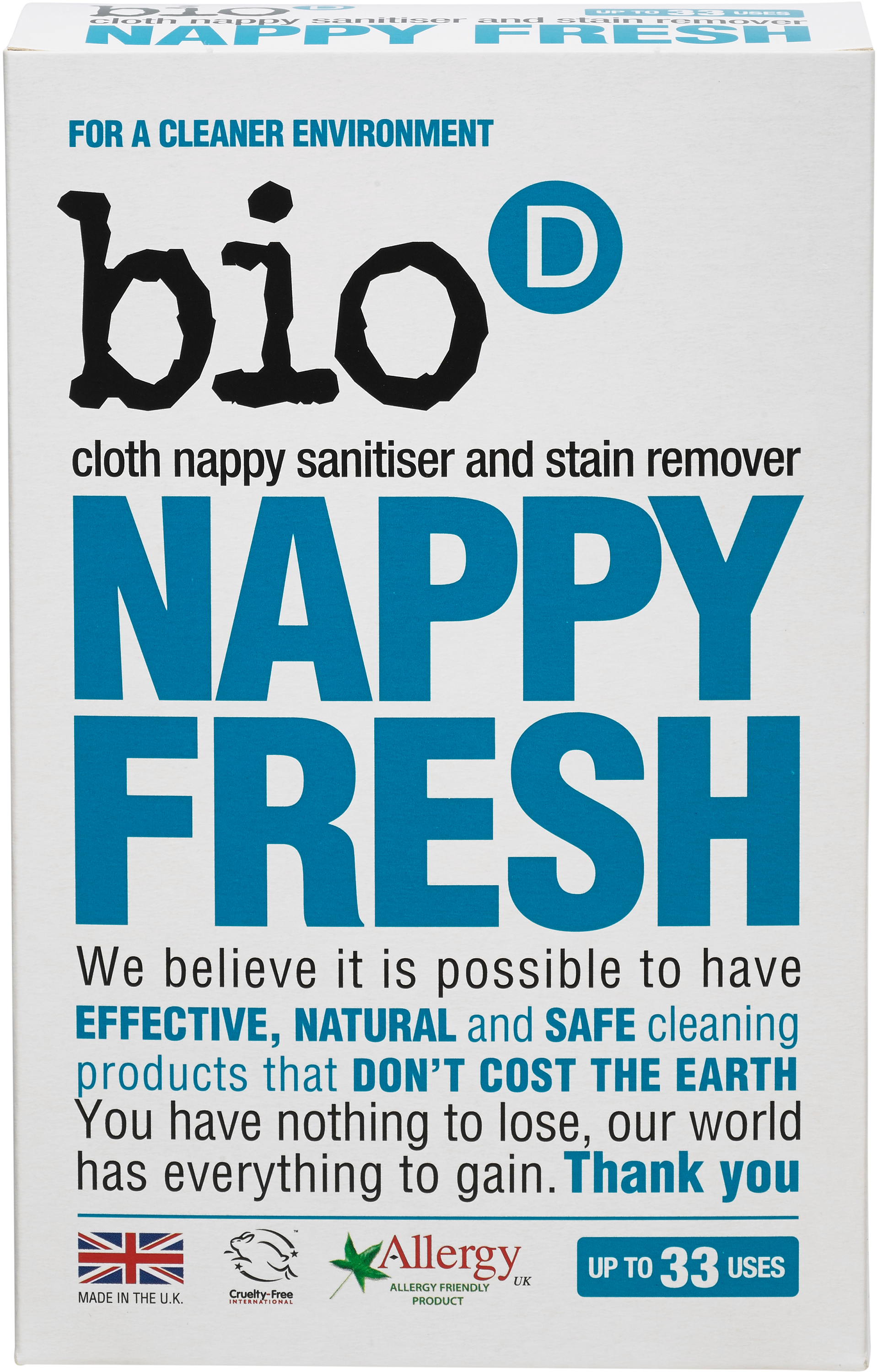 

Антибактериальный порошок для стирки детской одежды Bio-D Happy Fresh 500 г