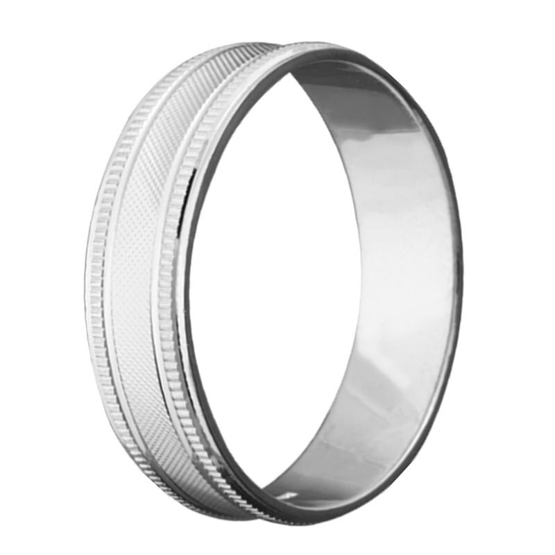 

Кольцо обручальное 21.5 мм Серебро 925 4.05 г (ОС-5505, 4531128466)