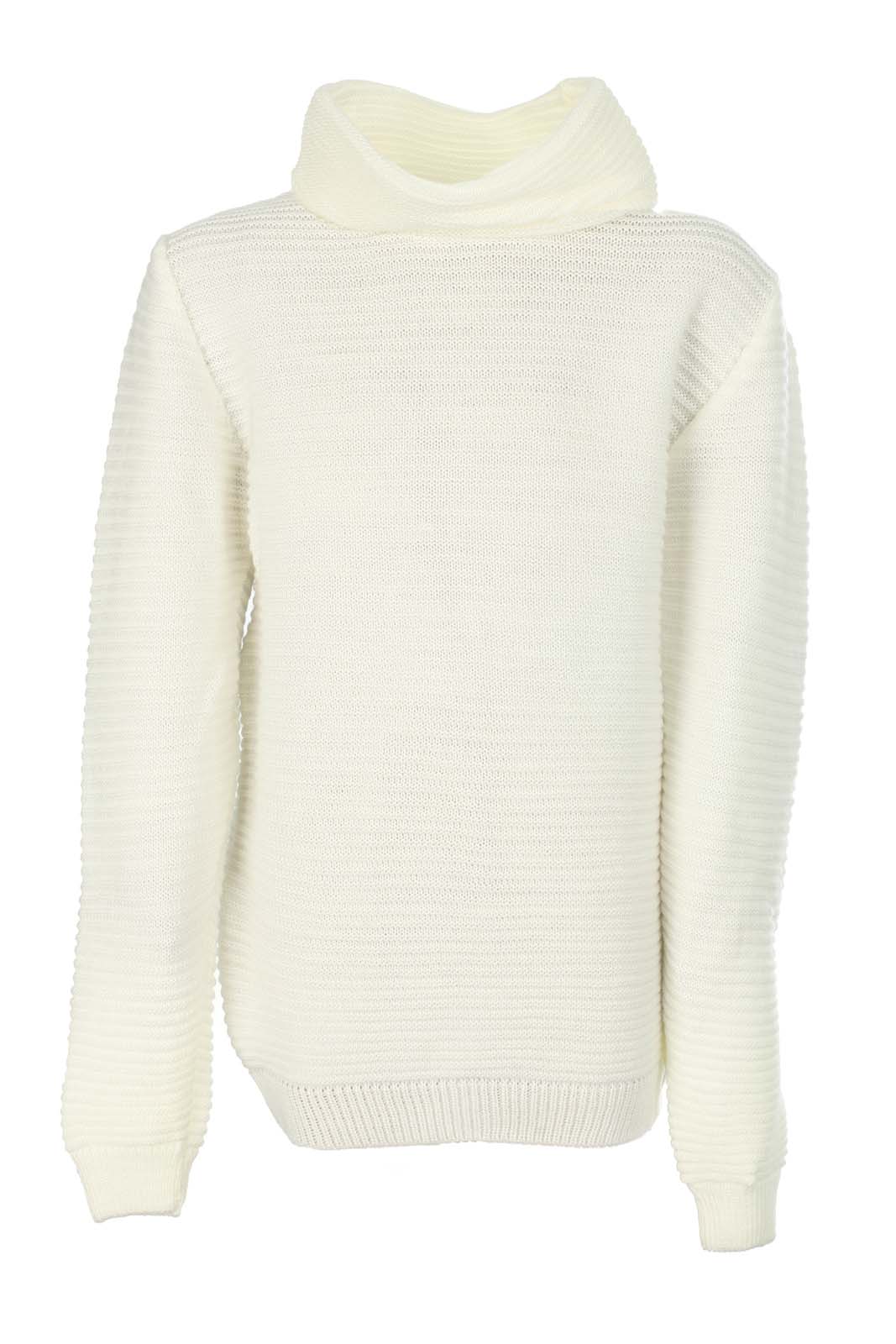 

Теплый вязаный джемпер с горлом Mari-Knit 0788 р76 146см шампань 37059