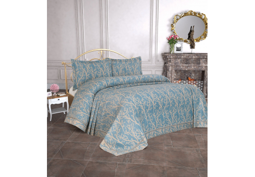 

Покрывало Tropik Home Pandora Bamboo Turkuaz 1228-8 240x260 Бирюзовый
