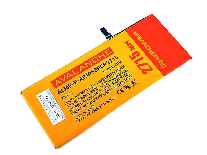 

Аккумулятор Avalanche для iPhone 6S Plus 2715 mah
