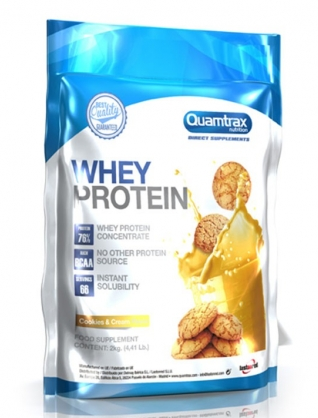 

Сывороточный протеин Quamtrax Quamtrax Whey Protein 2 кг - печенье&крем