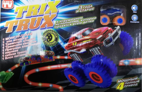 

Машинка монстр трак TRIX TRUX автомобильный трек с 1 машинкой
