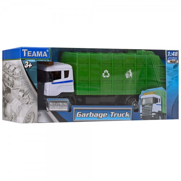

Транспорт Мусоровоз TEAMA 60932 Зеленый (BAM000479)