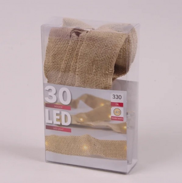 

Подсветка LED Мешковина теплый свет 30 светодиодов 3 м. 45039 (BAM01596)