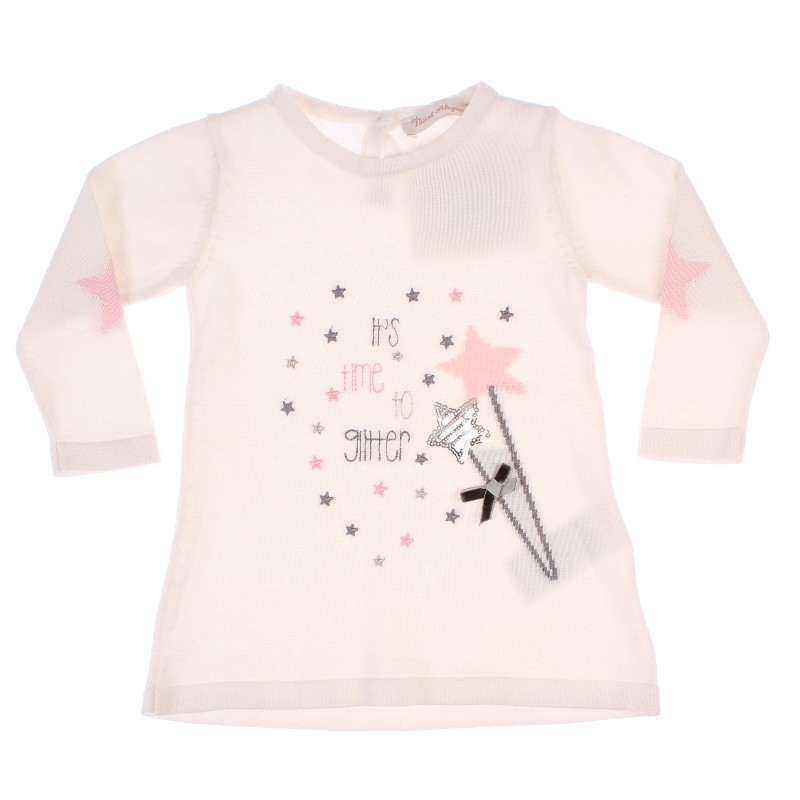 

Джемпер для девочки NINOS ALEGRES NNS 18-010 74 см кремовый