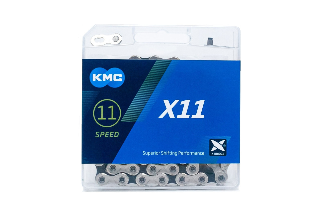 

Цепь велосипедная 11 скоростей KMC X11 Silver с замком