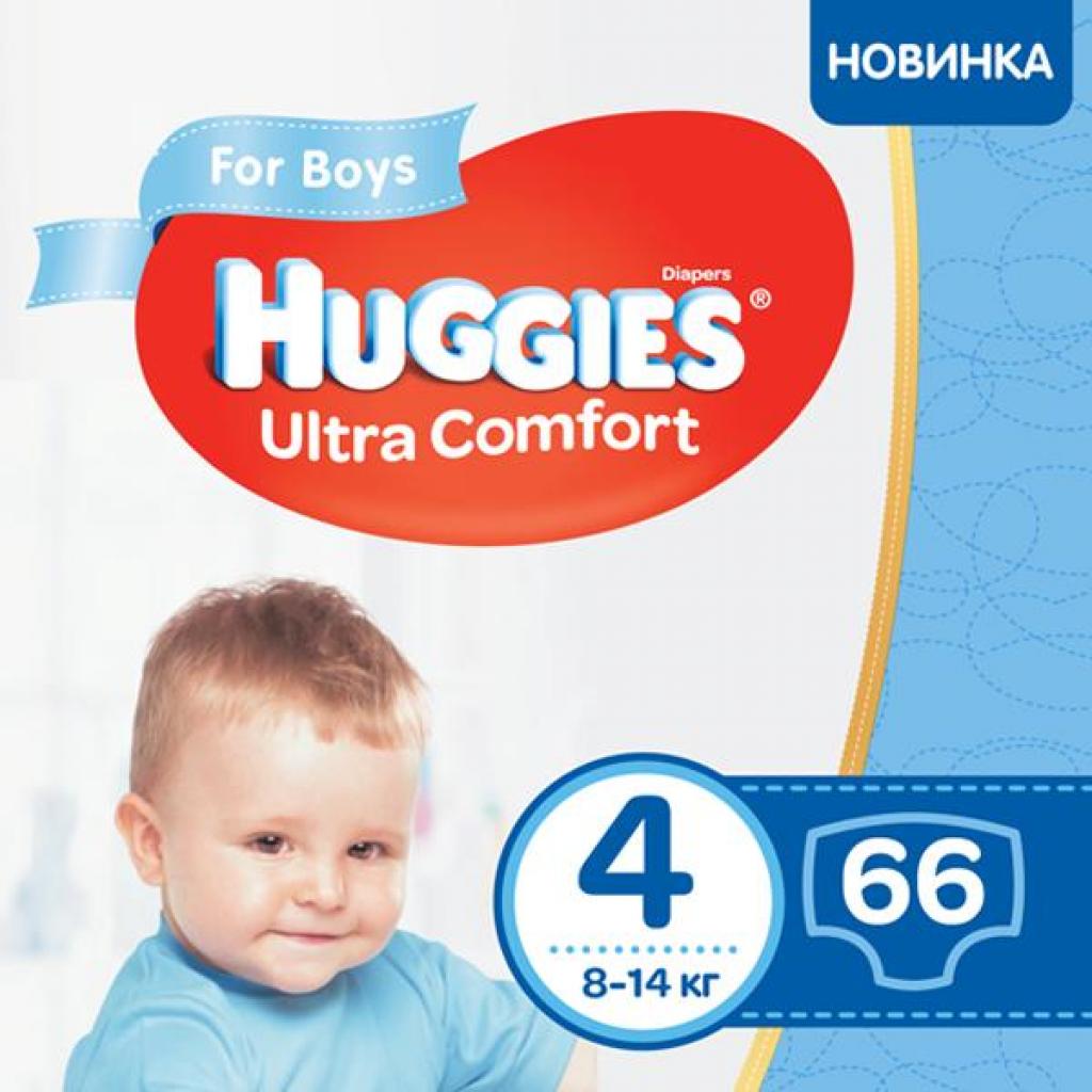 

Подгузник Huggies Ultra Comfort 4 Mega для мальчиков (8-14 кг) 66 шт (5029053543611)