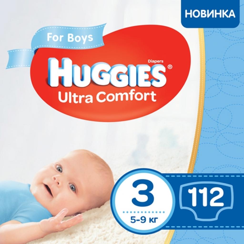 

Подгузник Huggies Ultra Comfort 3 Box для мальчиков (5-9 кг) 112 шт (5029053547817)