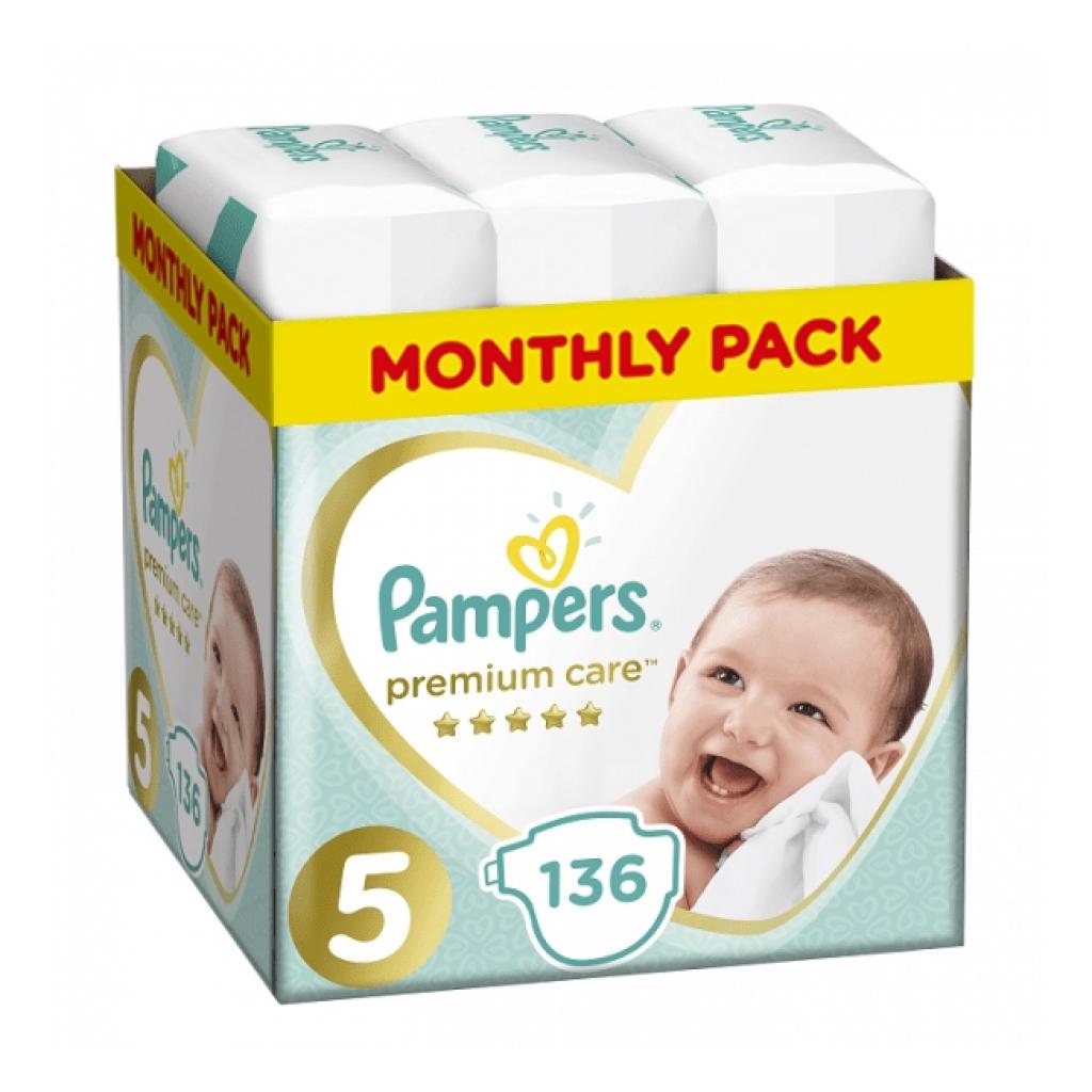 

Подгузник Pampers Premium Care Junior Размер 5 (11-16 кг), 136 шт (8001090959690)