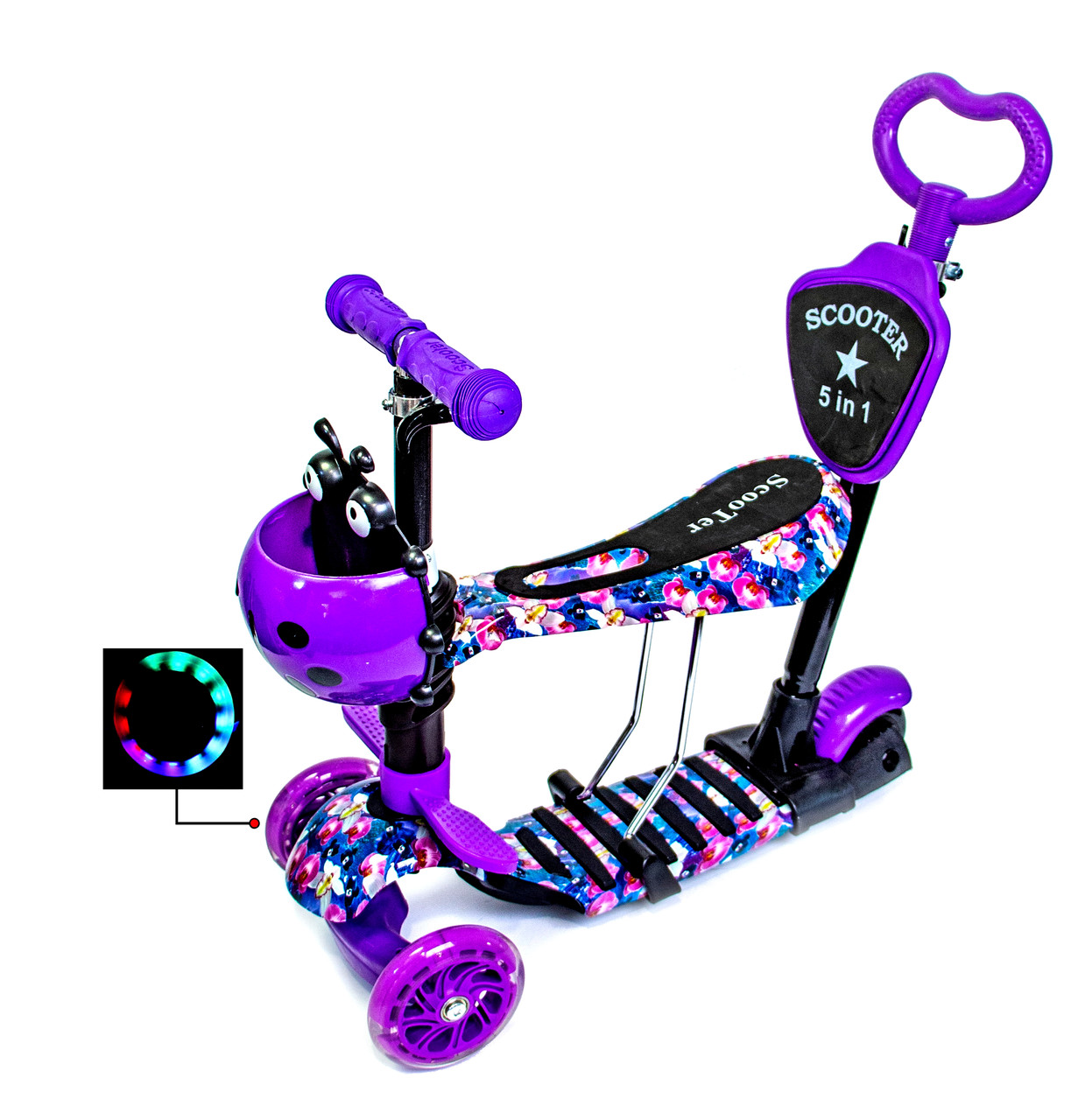 

Самокат Best Scooter 5 в 1 Орхидея (ftsd-287)