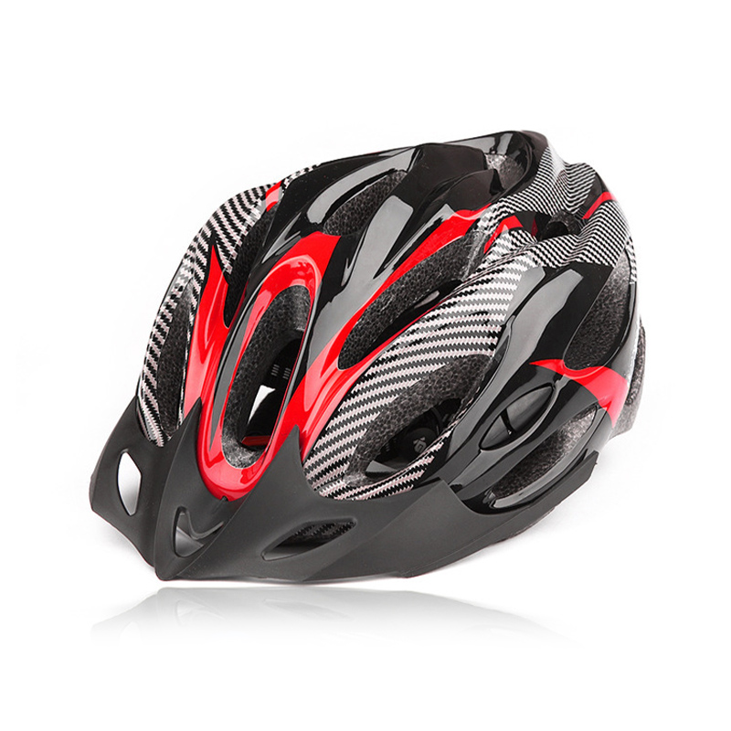 

Велосипедный шлем Helmet Н-103 Black + Red L (57-58 см) защитный велошлем