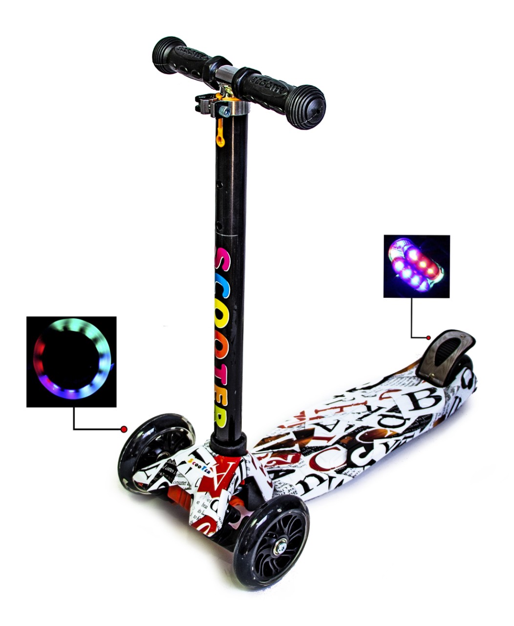 

Детский самокат MAXI. ABC Scale Sports Разноцветный 000125886