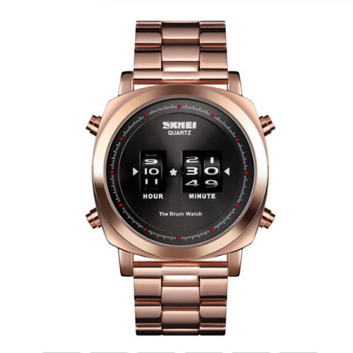

Мужские наручные часы (1531 Cuprum-Black) Skmei 44 мм Бронзовый 000125145