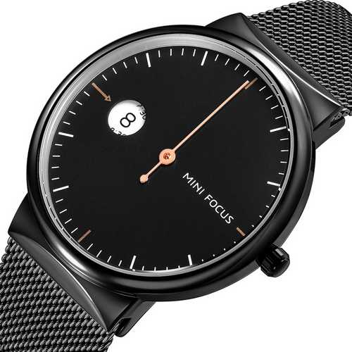 

Мужские наручные часы (MF0182G.02 All Black) Mini Focus 40 мм Черный 000125209