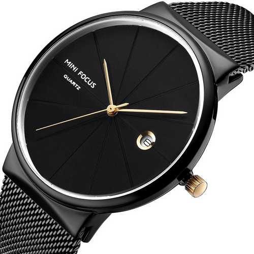 

Мужские наручные часы (MF0176G.03 All Black) Mini Focus 40 мм Черный 000125207