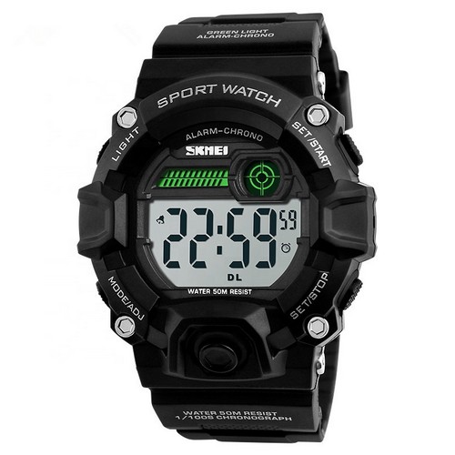

Мужские наручные часы (1242 All Black) Skmei 50 мм Черный 000125218