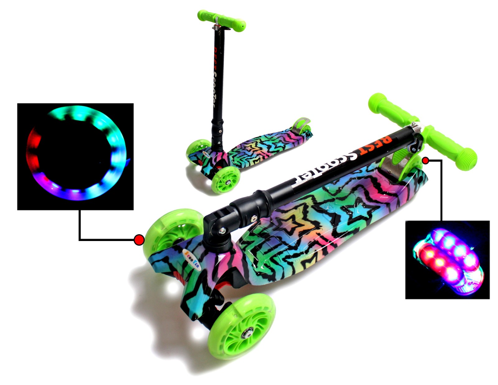 

Детский самокат MAXI. Star Scale Sports Разноцветный 000125877