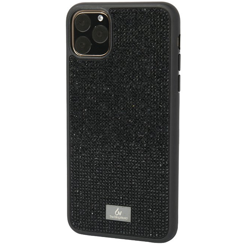 

TPU чехол Bling World Grainy Diamonds для Apple iPhone 11 Pro (5.8") Черный