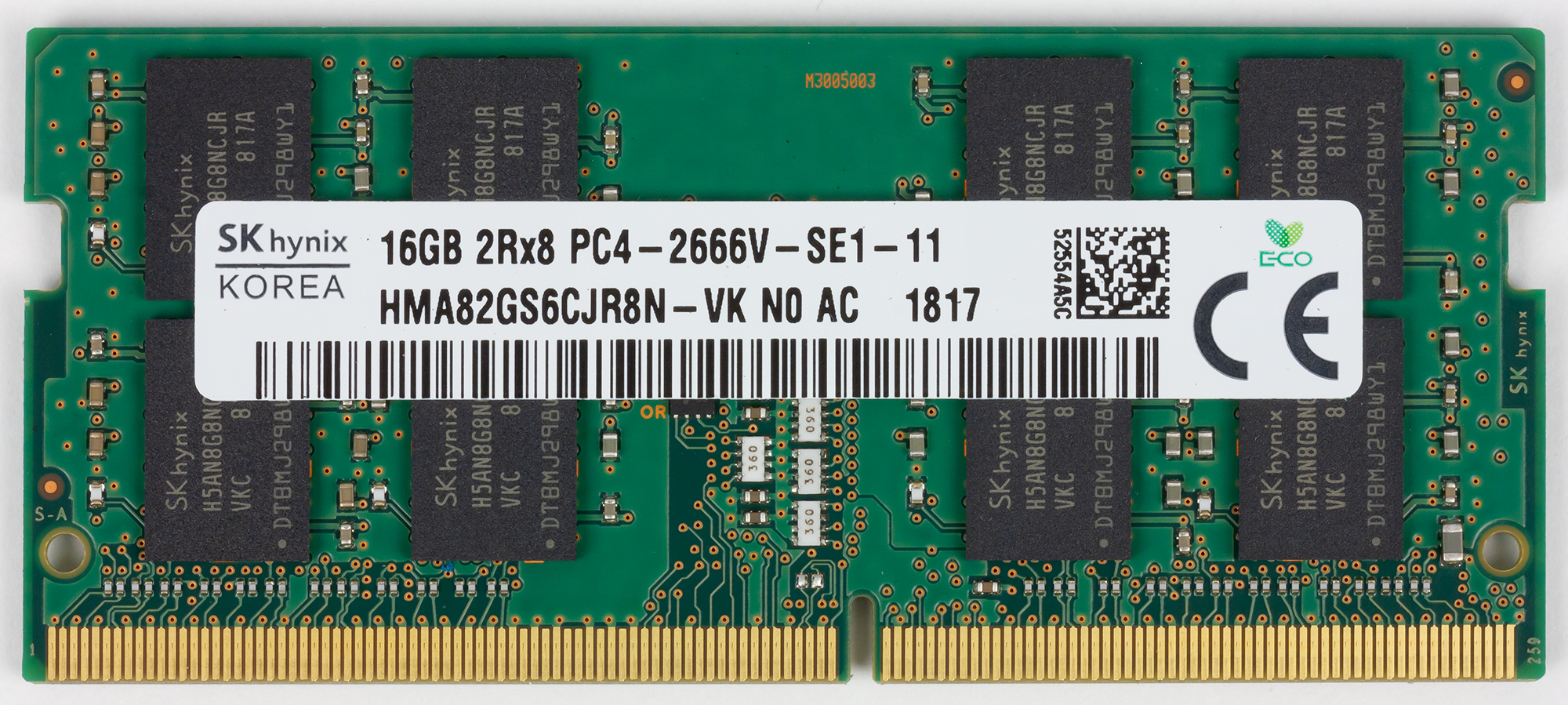 

память SO-DIMM DDR4 16GB HYNIX ORIGINAL 2666 MHz, CL19, 1.2 V (HMA82GS6CJR8N-VK)