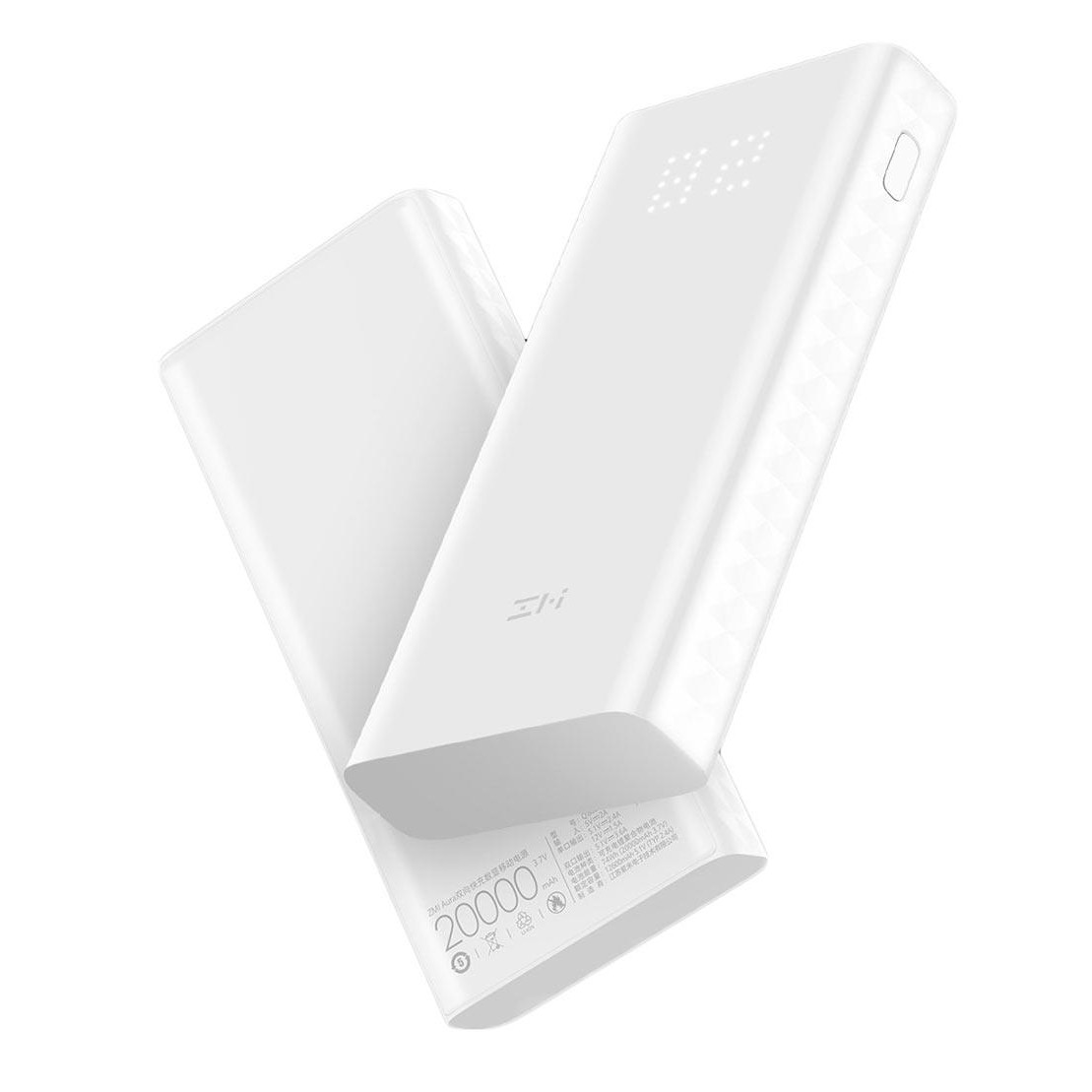 

Внешний аккумулятор Xiaomi ZMi Powerbank Aura 20 000 mAh Type-C White