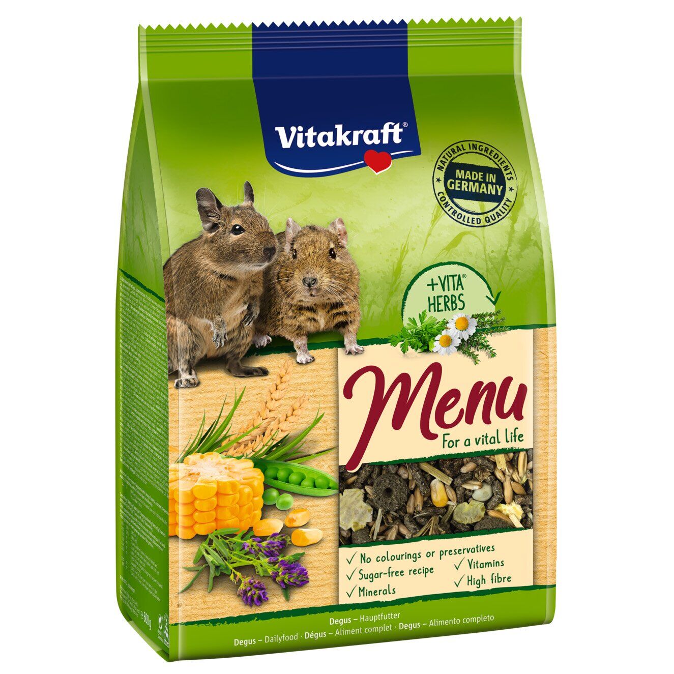 

Смешанный корм для дегу Vitakraft «Premium Menu Vital» 600 г