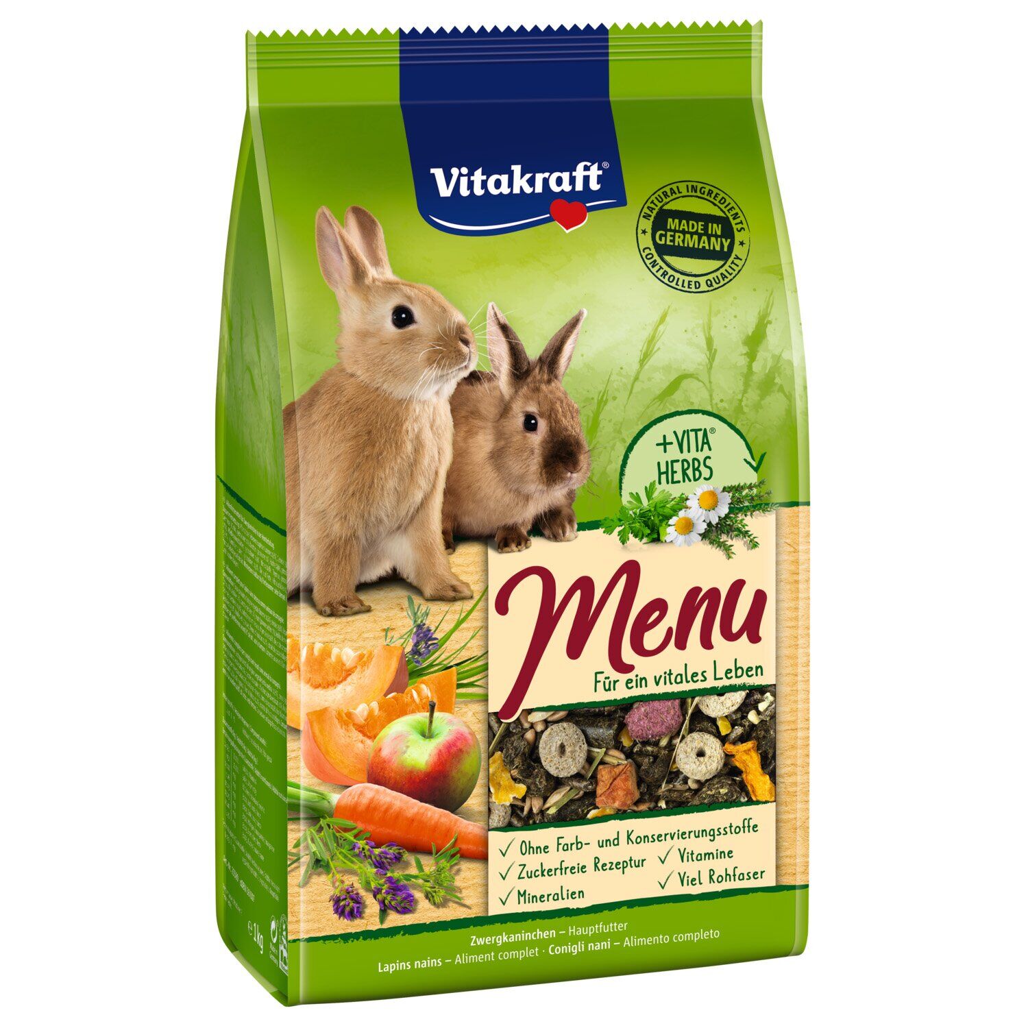 

Смешанный корм для кроликов Vitakraft «Premium Menu Vital» 5 кг
