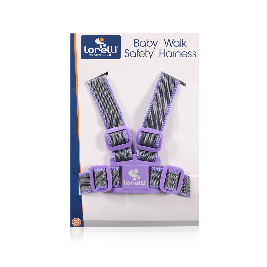 

Детские вожжи Lorelli Baby Walk Safety Harness Серо-фиолетовые