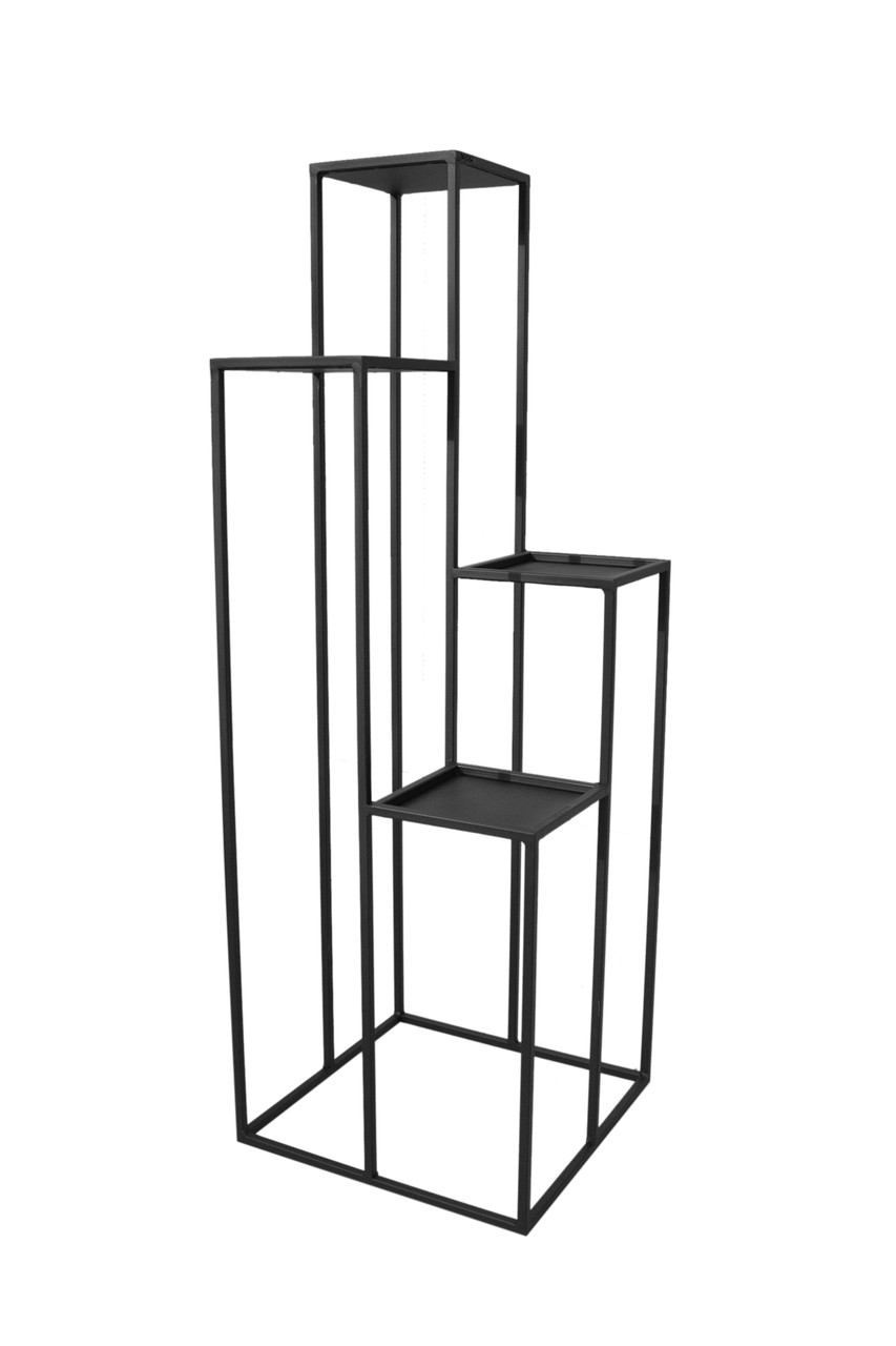 

Полка напольная угловая K385 loft 98 см черная 10835