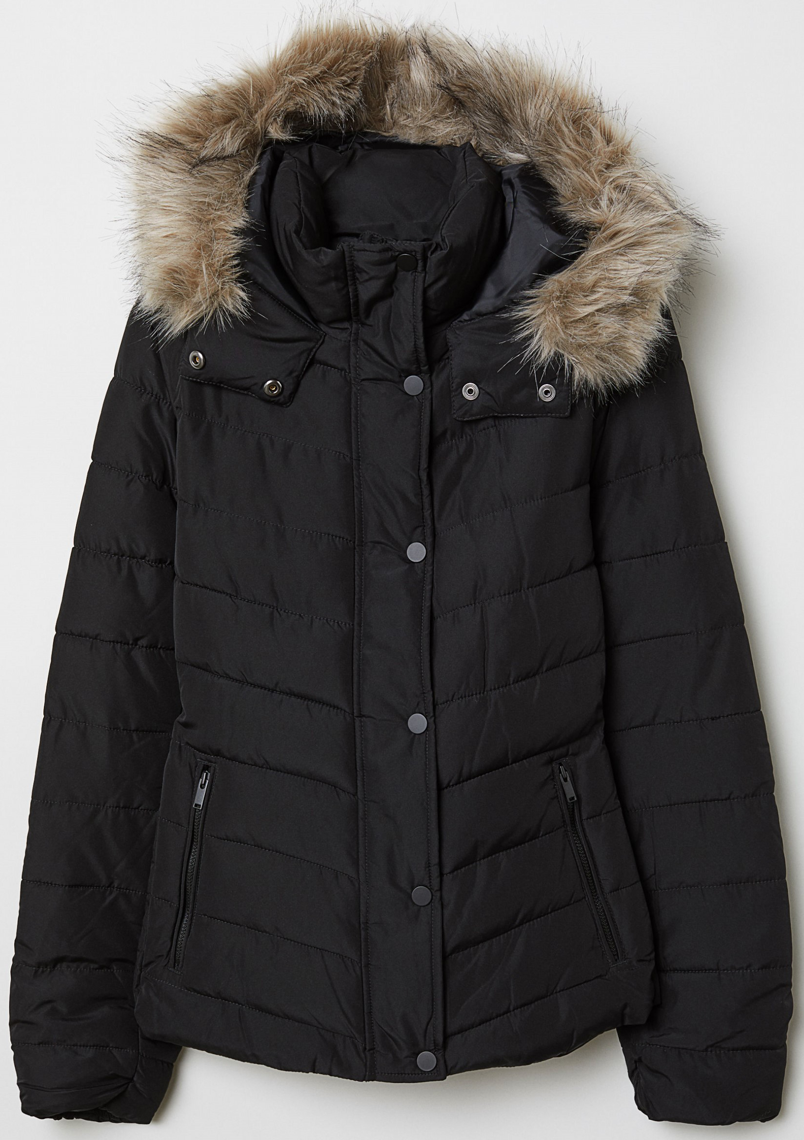 

Зимняя куртка H&M 6347276 36 Черная