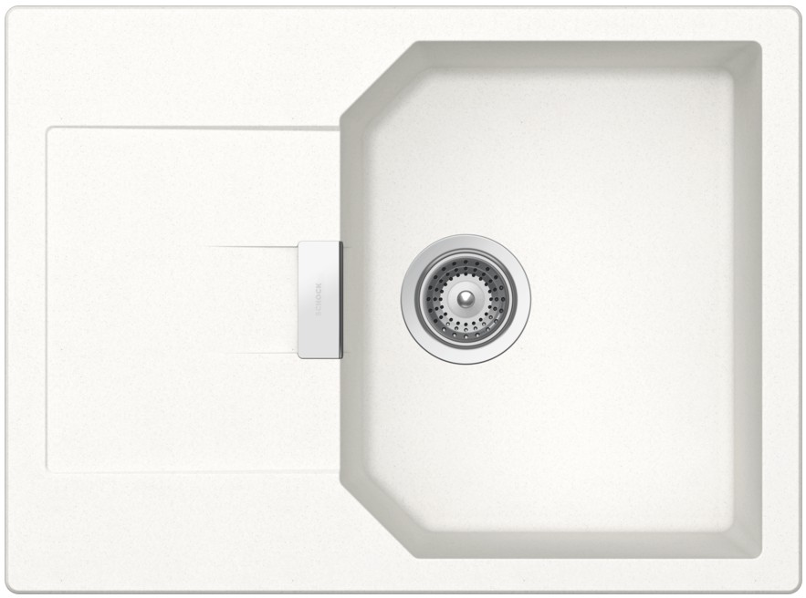 

Кухонная мойка Schock MANHATTAN D-100S CRISTALITE+ Super white-01 (Белый)