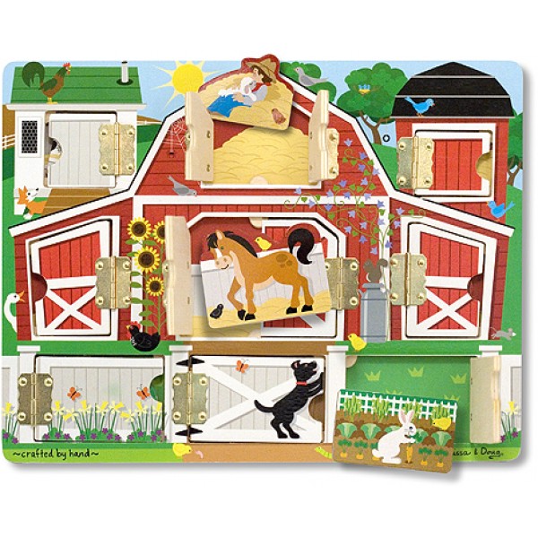 

Доска с окошками Ферма Melissa & Doug