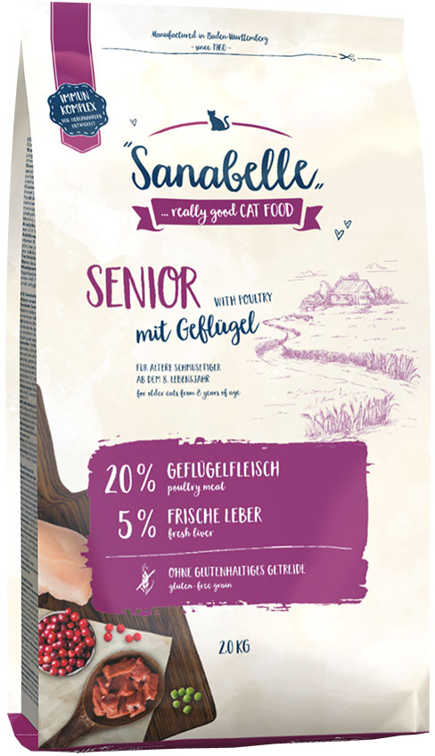 

Сухой корм для пожилых кошек Bosch Sanabelle Senior 2 кг