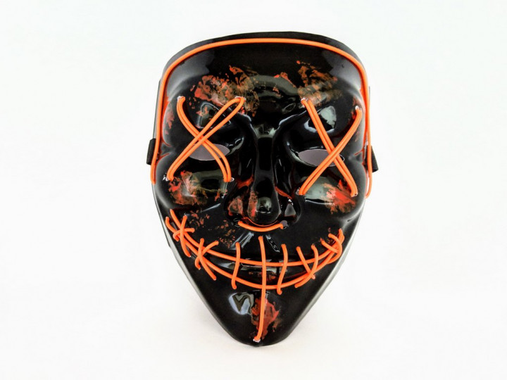 

Неоновая маска Purge Mask Судная ночь Разноцветная №6