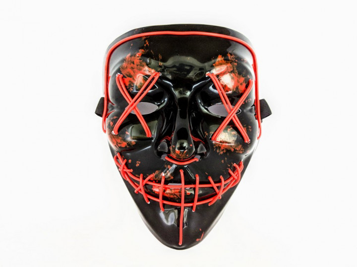 

Неоновая маска Purge Mask Судная ночь Разноцветная №5