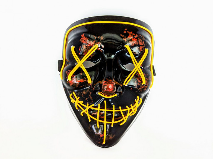 

Неоновая маска Purge Mask Судная ночь Разноцветная №4