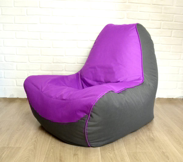 

Кресло-мешок BeanBag «Болид» Gray/Pink
