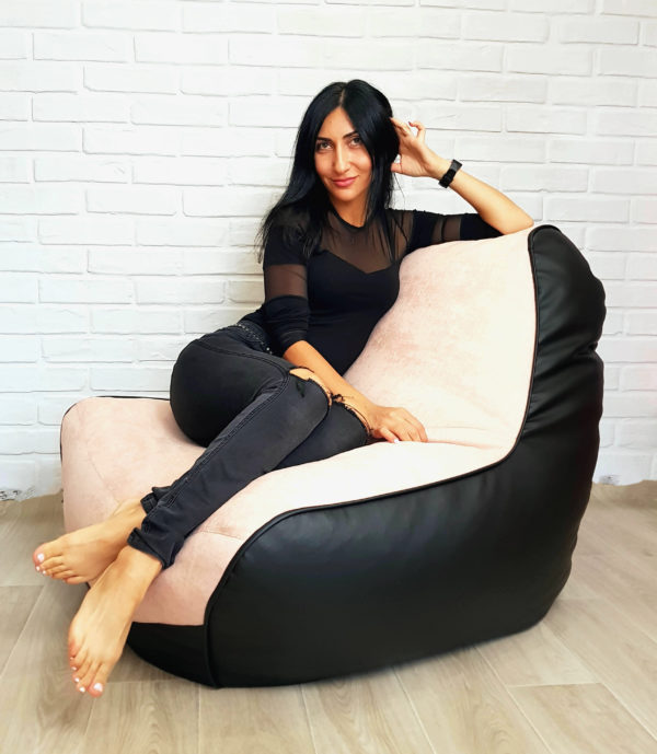 

Кресло BeanBag «SMART» Black/Beage
