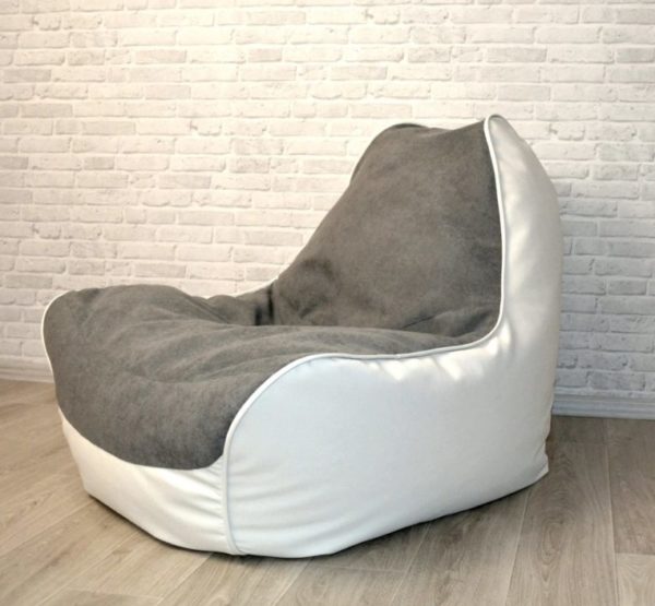 

Кресло BeanBag «SMART» Gray/White