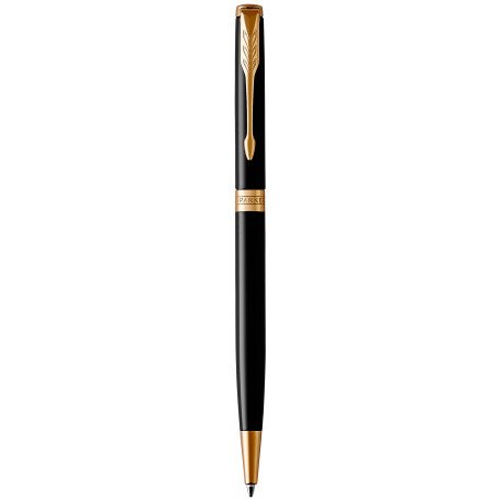 

Ручка роллер Parker SONNET 17 Slim Black Lacquer GT BP 86 031