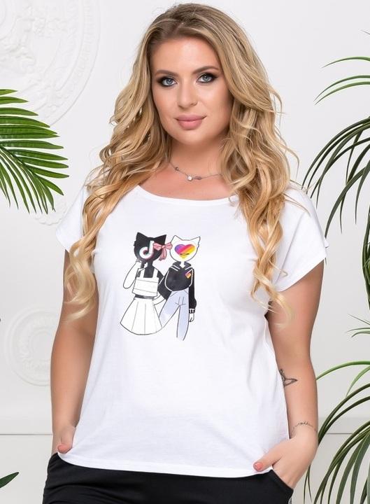 

Футболка G&M k-68114  Размер цвет белый, Футболка G&M k-68114 56-62 Размер цвет белый