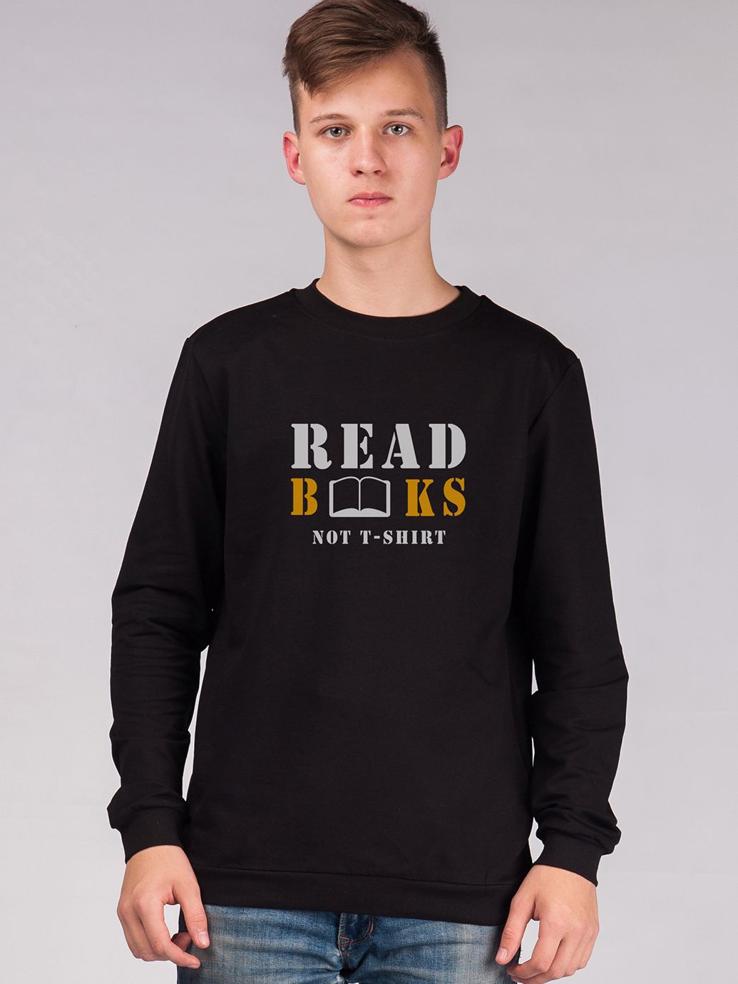 

Свитшот Malta М276-13-Р1 Read-Books-W ХL (52) Черный