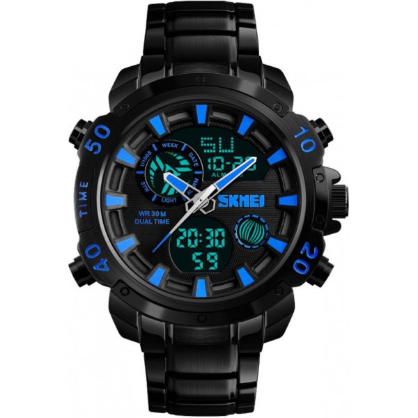 

Часы Skmei 1306 Steel Black-Blue