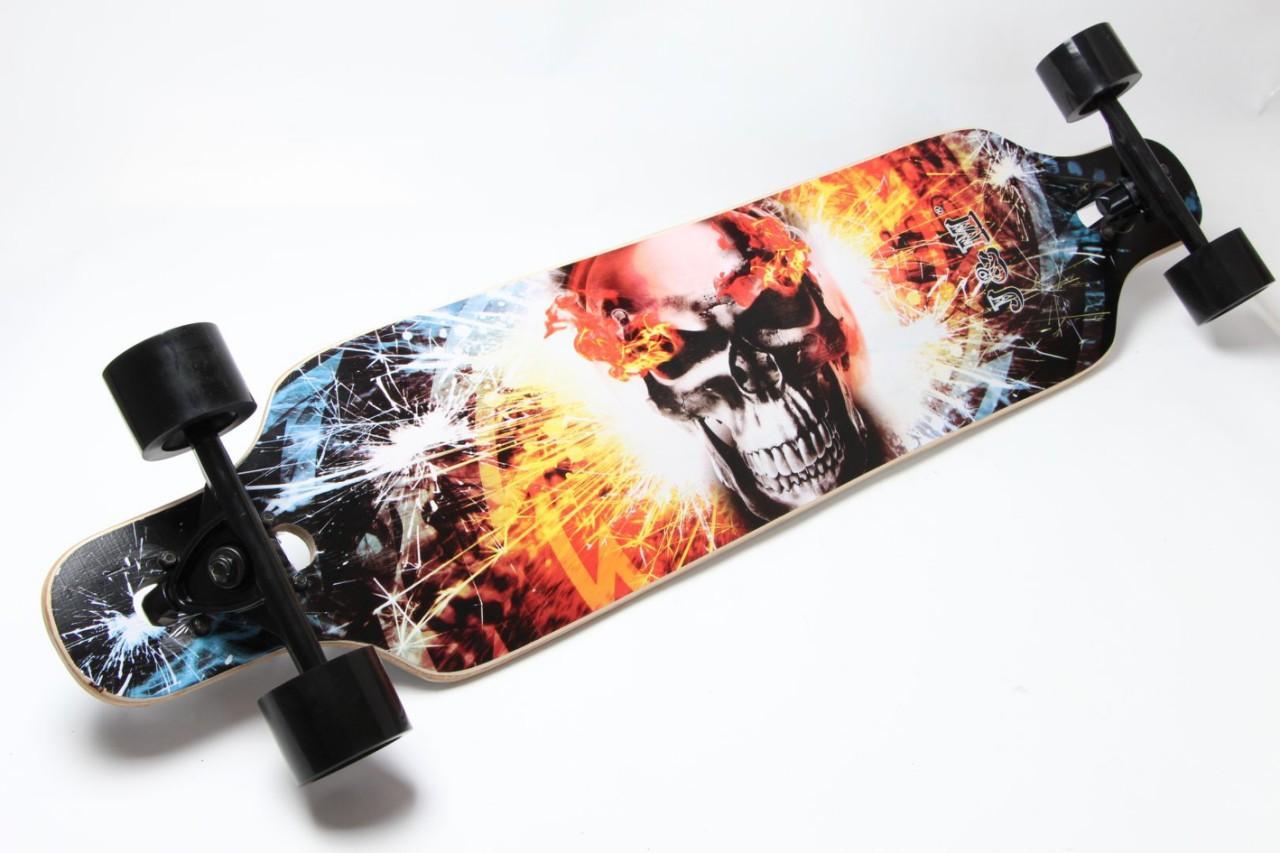 

Деревянный ЛонгБорд Freeriding "Fire Skull" (odsd-181)