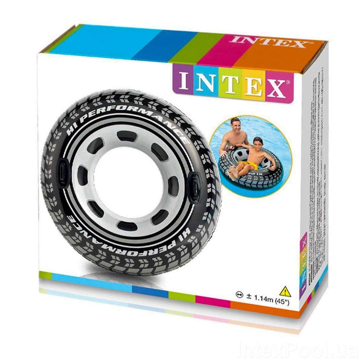 

Надувной круг с ручками Intex 56268 Колесо 114 см
